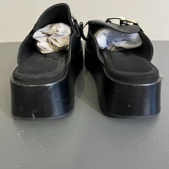 RAG & BONE‎ Logan Platform Mule in Black (39.5) - Picture 8 of 12